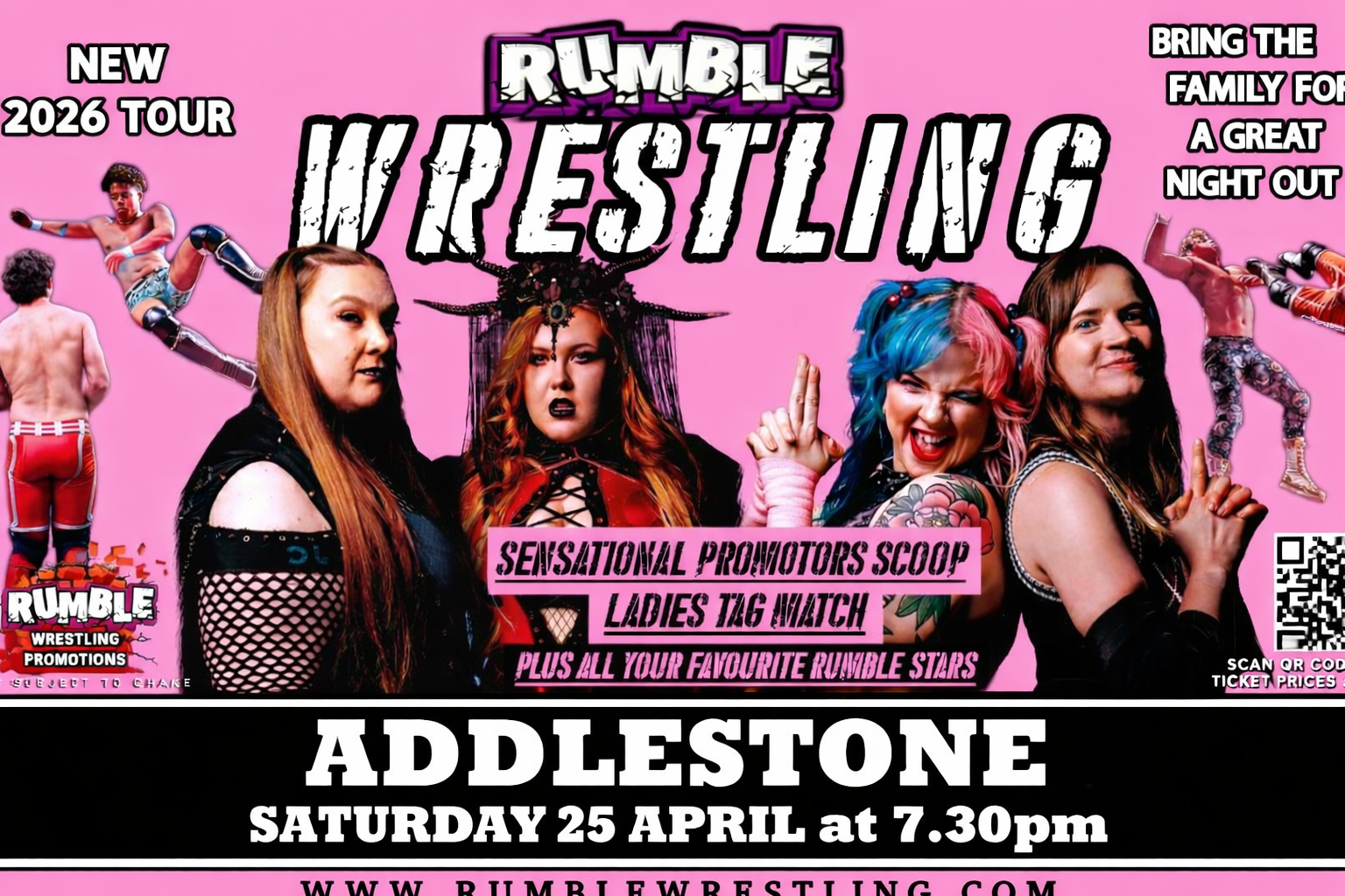 Rumble Wrestling returns to Addlestone 2026 